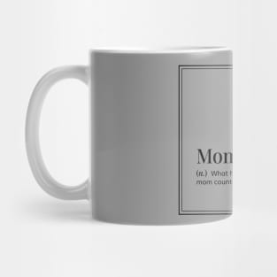 Funny definition art - Momster - grey Mug